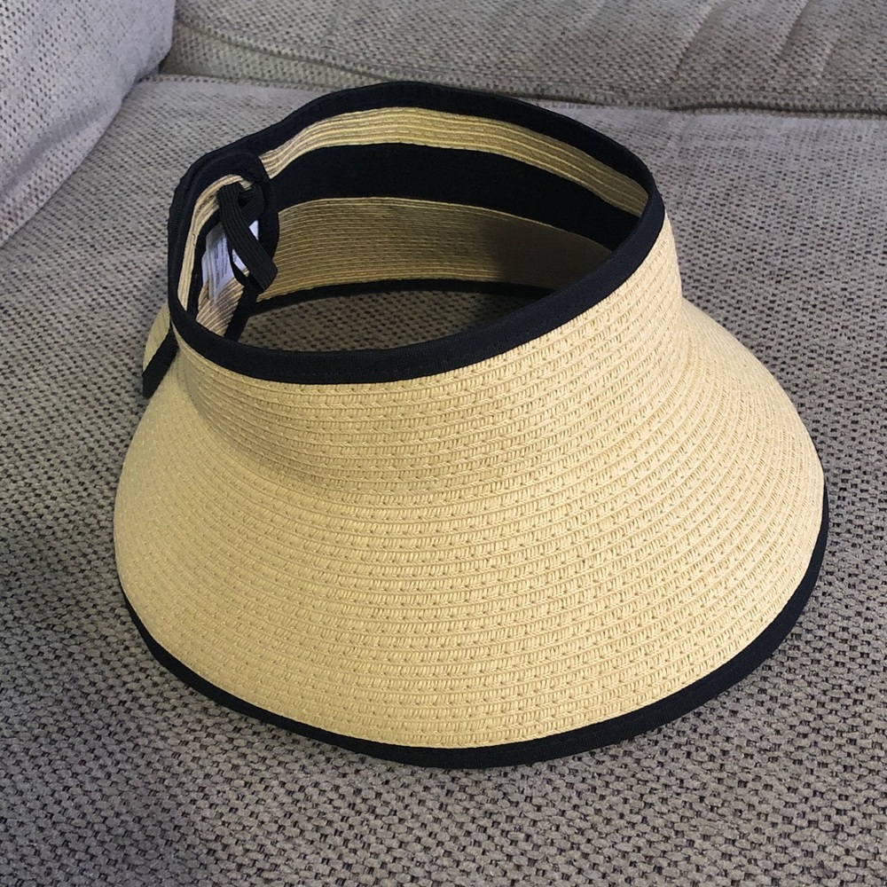 J. Crew Tan and Black Women's Visor